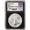 Image 1 : 2019 $1 American Silver Eagle Coin NGC MS70 First Day of Issue Jones Signature