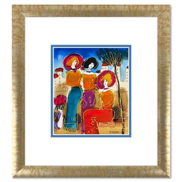 Moshe Leider Original Mixed Media on Paper