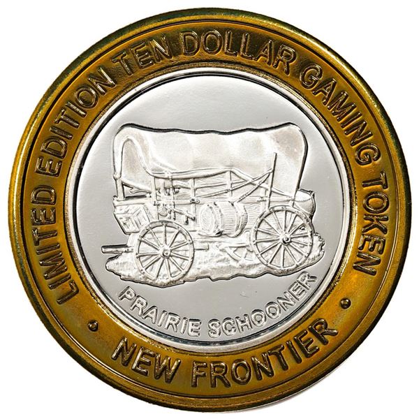 .999 Silver The New Frontier Las Vegas $10 Casino Limited Edition Gaming Token