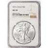 Image 1 : 2015 $1 American Silver Eagle Coin NGC MS70