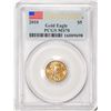 Image 1 : 2010 $5 American Gold Eagle Coin PCGS MS70 First Strike
