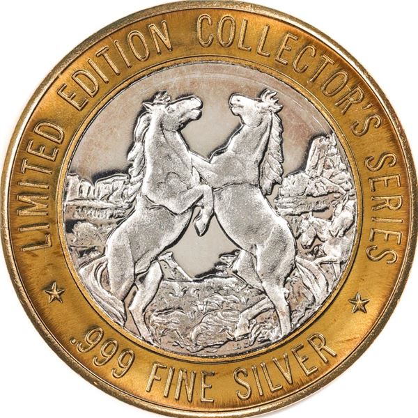 .999 Fine Silver 1996 Grand Casino $10 Limited Edition Gaming Token