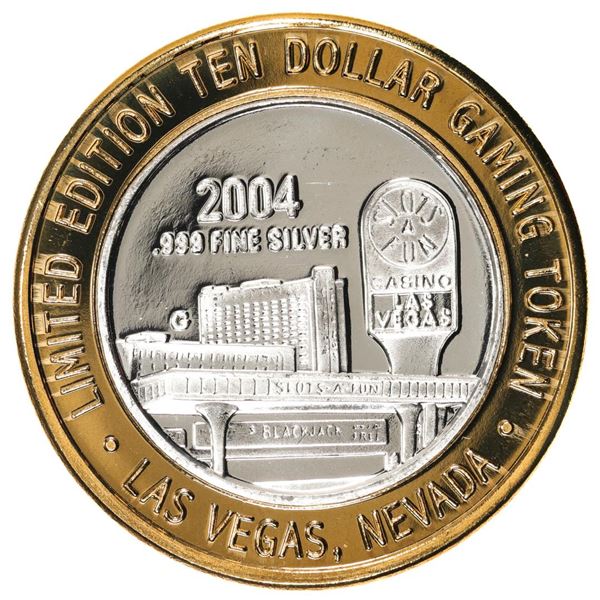 .999 Silver Slots A Fun Casino Las Vegas, NV $10 Limited Edition Casino Gaming Token