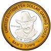 Image 2 : .999 Silver Sam Boyd's Sam's Town Las Vegas $10 Casino Gaming Token Limited Edition