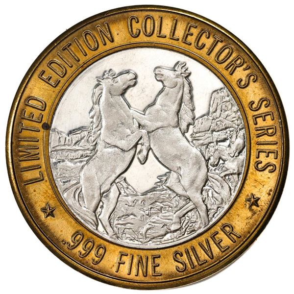 .999 Silver Prairie Meadows Altoona, Iowa $10 Casino Limited Edition Gaming Token