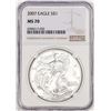Image 1 : 2007 $1 American Silver Eagle Coin NGC MS70