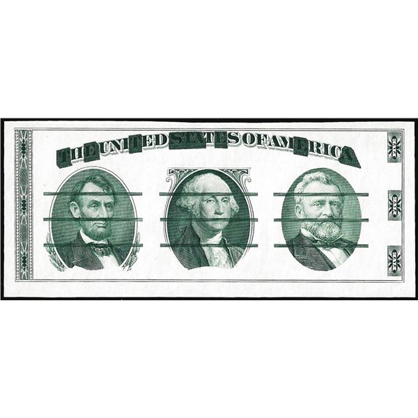 Circa 1970's Washington Center Giori Test Note