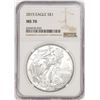 Image 1 : 2015 $1 American Silver Eagle Coin NGC MS70