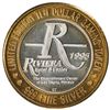 Image 1 : .999 Silver Riviera Hotel & Casino Las Vegas $10 Casino Limited Edition Gaming Token