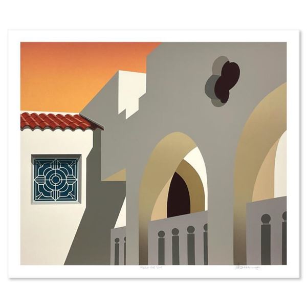 William Schlesinger (1915-2011) "Patio Del Sol" Limited Edition Serigraph on Paper
