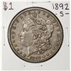 Image 1 : 1892-S $1 Morgan Silver Dollar Coin