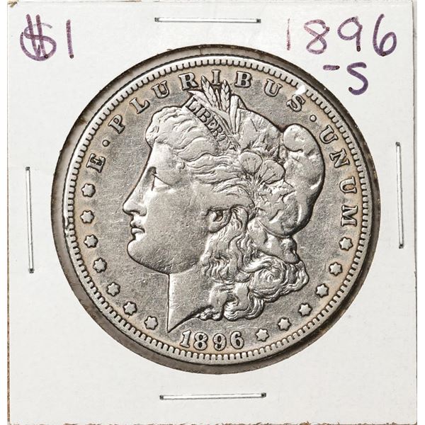 1896-S $1 Morgan Silver Dollar Coin