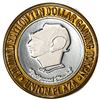 Image 1 : .999 Silver Plaza Hotel and Casino Las Vegas $10 Casino Limited Edition Gaming Token