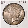 Image 1 : 1935 $1 Peace Silver Dollar Coin
