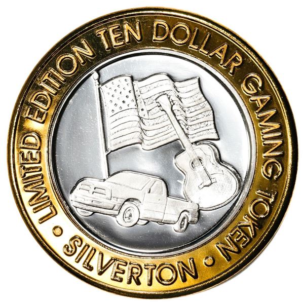 .999 Silver Silverton Casino Las Vegas, Nevada $10 Limited Edition Gaming Token