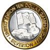 Image 1 : .999 Silver Silverton Casino Las Vegas, Nevada $10 Limited Edition Gaming Token