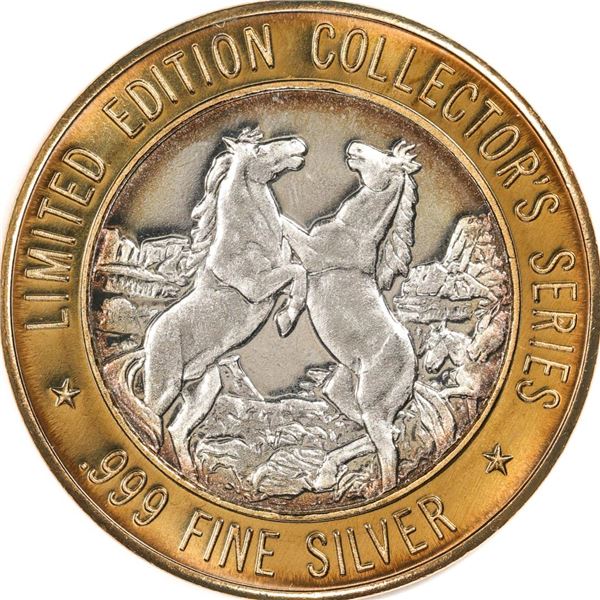 .999 Fine Silver 1996 Grand Casino $10 Limited Edition Gaming Token