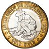 Image 2 : .999 Silver Gold River Laughlin, Nevada $10 Casino Limited Edition Gaming Token
