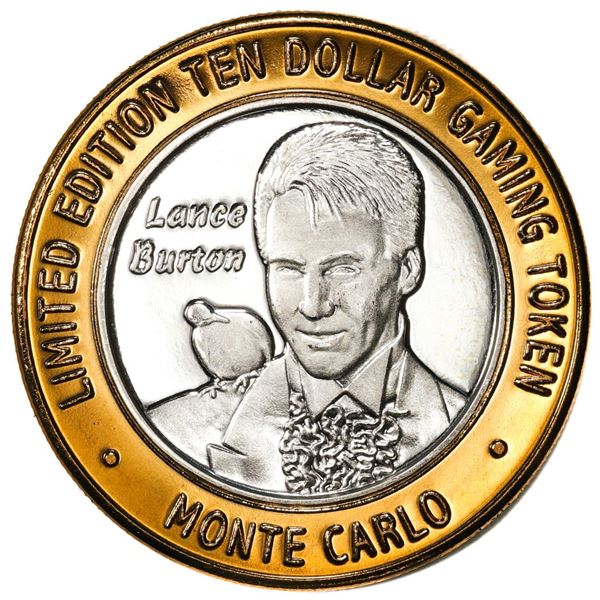 .999 Silver Monte Carlo Resort & Casino Las Vegas, NV $10 Limited Edition Gaming Token