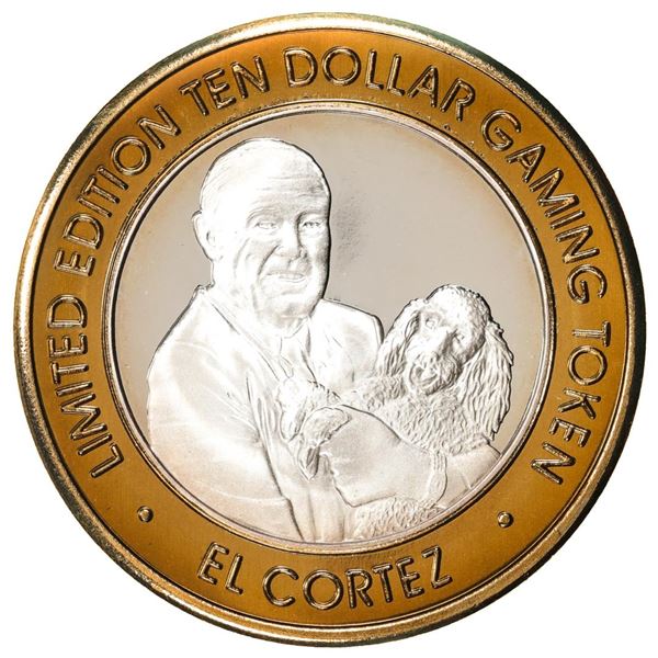 .999 Fine Silver El Cortez Hotel & Casino Las Vegas $10 Limited Edition Gaming Token