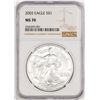 Image 1 : 2003 $1 American Silver Eagle Coin NGC MS70