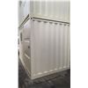 Image 5 : 12FT CREAM OFFICE STORAGE SHIPPING CONTAINER WITH DUAL SWING REAR DOORS WITH CAMS,