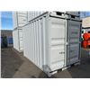 Image 1 : 12FT GREY OFFICE STORAGE SHIPPING CONTAINER 144"L X 87.5"W X 99"H WITH DUAL