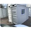 Image 2 : 12FT GREY OFFICE STORAGE SHIPPING CONTAINER 144"L X 87.5"W X 99"H WITH DUAL