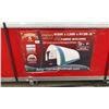 Image 2 : GOLDEN MOUNT 20' X 30' X 12' HIGH ROUND ROOF PE FABRIC BUILDING WITH 16' X 8' ROLL DOOR