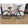 Image 1 : SUPERCYCLE SC1800 RED 18 SPEED HYBRID BIKE