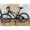 Image 2 : TREK M220 BLACK AND BLUE 21 SPEED FRONT SUSPENSION HYBRID BIKE