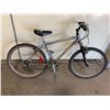 Image 2 : 2 BIKES RALEIGH TOMAHAWK GREY 18 SPEED FRONT SUSPENSION HYBRID BIKE AND SUPERCYCLE SC1900 PURPLE 18