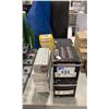 Image 1 : PAIR OF TAYMOR COMPACT ALARM SYSTEMS, 9 LETTER SLOTS, 8 BRASS DEADBOLT PROTECTORS & 3 BOXES OF
