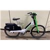 Image 4 : 2 BIKES: LIME WHITE ELECTRIC HYBRID BIKE *NO KEYS, NO CHARGER, PARTS ONLY* & NCM WHITE 21 SPEED