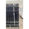 Image 2 : DIGGIT METAL SITE FENCE (BLACK)-22 PANELS/23 POSTS/220FT TOTAL COVERAGE88