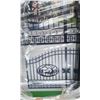Image 2 : 2 - GREATBEAR BLACK 14' BI-PARTING METAL DRIVEWAY GATE WITH DEER ARTWORK IN CENTER