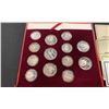 Image 2 : 1980 MOSCOW OLYMPICS SILVER COIN SET