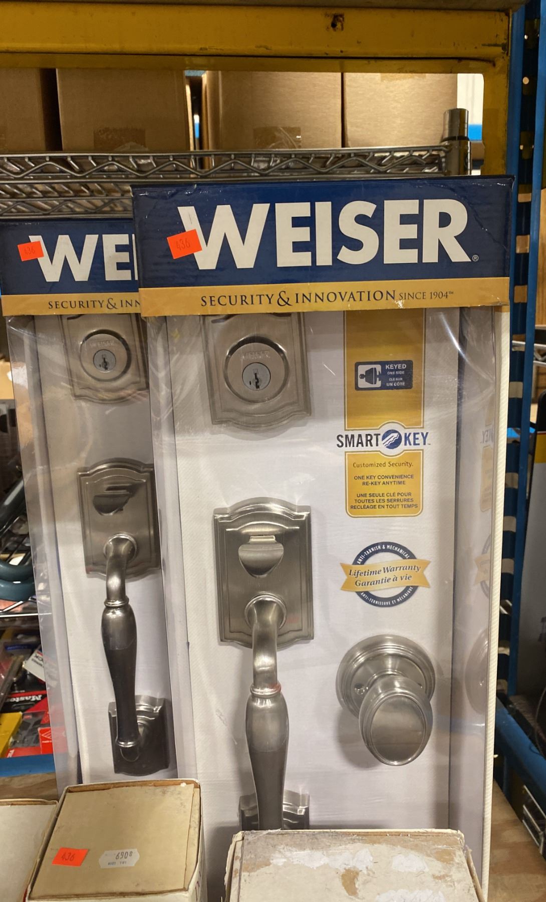 Cancer Weiser Key 2 WEISER SMART KEY DEAD BOLT & HANDLE SETS, WITH 5 DOOR-GARD MAGNETIC ...