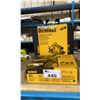 Image 1 : DEWALT DW368 7-1/4" HEAVY DUTY CIRCULAR SAW IN HARD TRANSPORT CASE & DEWALT 1/2" CORDLESS DRILL /