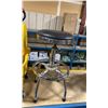 Image 2 : RED SWIVEL BAR HEIGHT STOOL, BLACK GAS LIFT ADJUSTABLE STOOL & RUBBERMAID COMMERCIAL MOB BUCKET