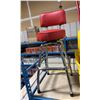 Image 4 : RED SWIVEL BAR HEIGHT STOOL, BLACK GAS LIFT ADJUSTABLE STOOL & RUBBERMAID COMMERCIAL MOB BUCKET