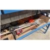 Image 3 : SHELF OF ASSORTED LARGE TOOLS, YARD TOOLS, & SPRAY PAINT