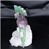 Image 1 : Natural Stone Handcarved Quartz Bird