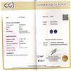 Image 2 : Natural Untreated Ceylon Blue Sapphire Pair 2.30 Cts (VS}