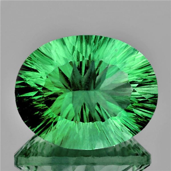 Natural Brazil Paraiba Green Fluorite 52.57 Cts  {VVS}