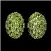 Image 1 : Natural Unheated Oval Peridot Earrings