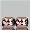 Image 1 : Natural Peach Pink Morganite Pair[Flawless-VVS]