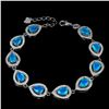 Image 1 : Natural Ethopian Blue Opal Bracelet