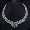 Image 1 : Tibet Natural Stone Tribal Queen Royal Necklace