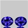 Image 1 : Natural Violet Blue Sapphire Pair  [Flawless-VVS]